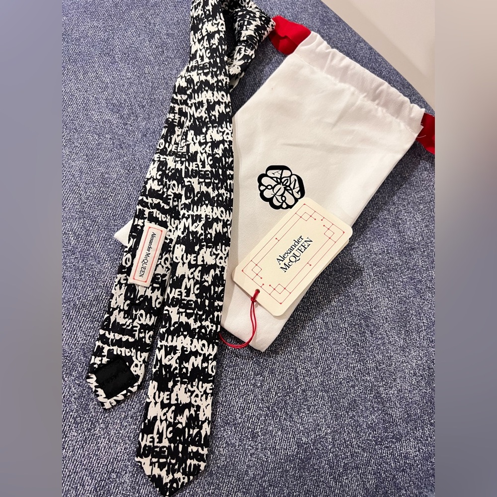 Brand new  alexander mcqueen men’s tie